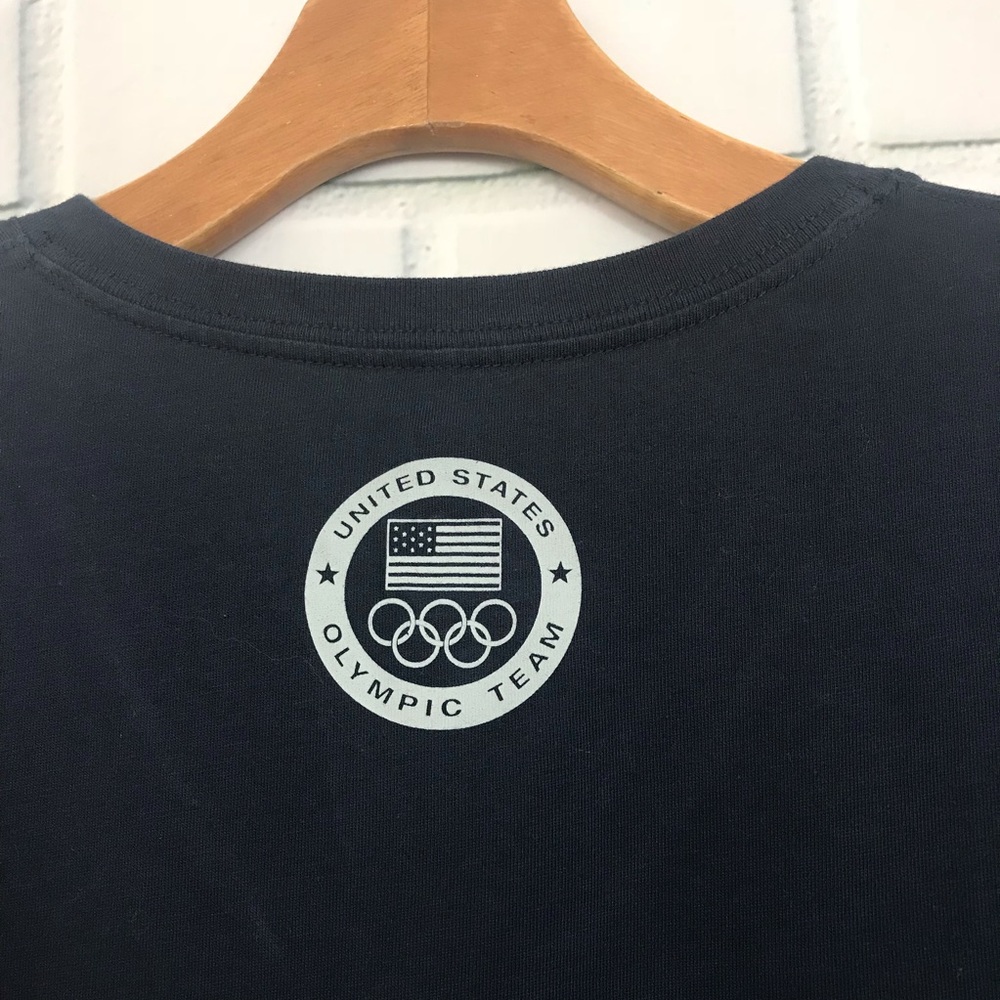 Nike USA Olympic v neck tee shirt patriotic flag - Picture 6 of 7